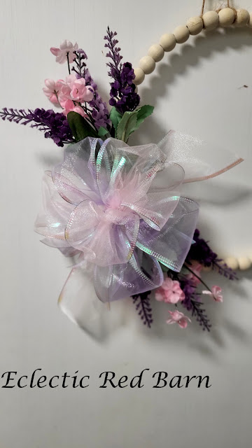 Spring Wrath. Share NOW. #wreath, #springdecor, #wreaths, #eclecticredbarn, #decor,#dollaretree